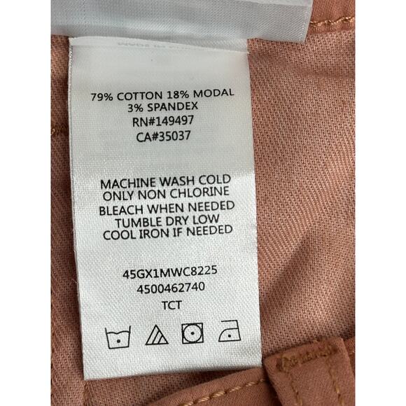 Joe's Jeans Kinetic Brixton Straight and Narrow Pants Salmon Pink Casual Work 33 - Picture 7 of 12